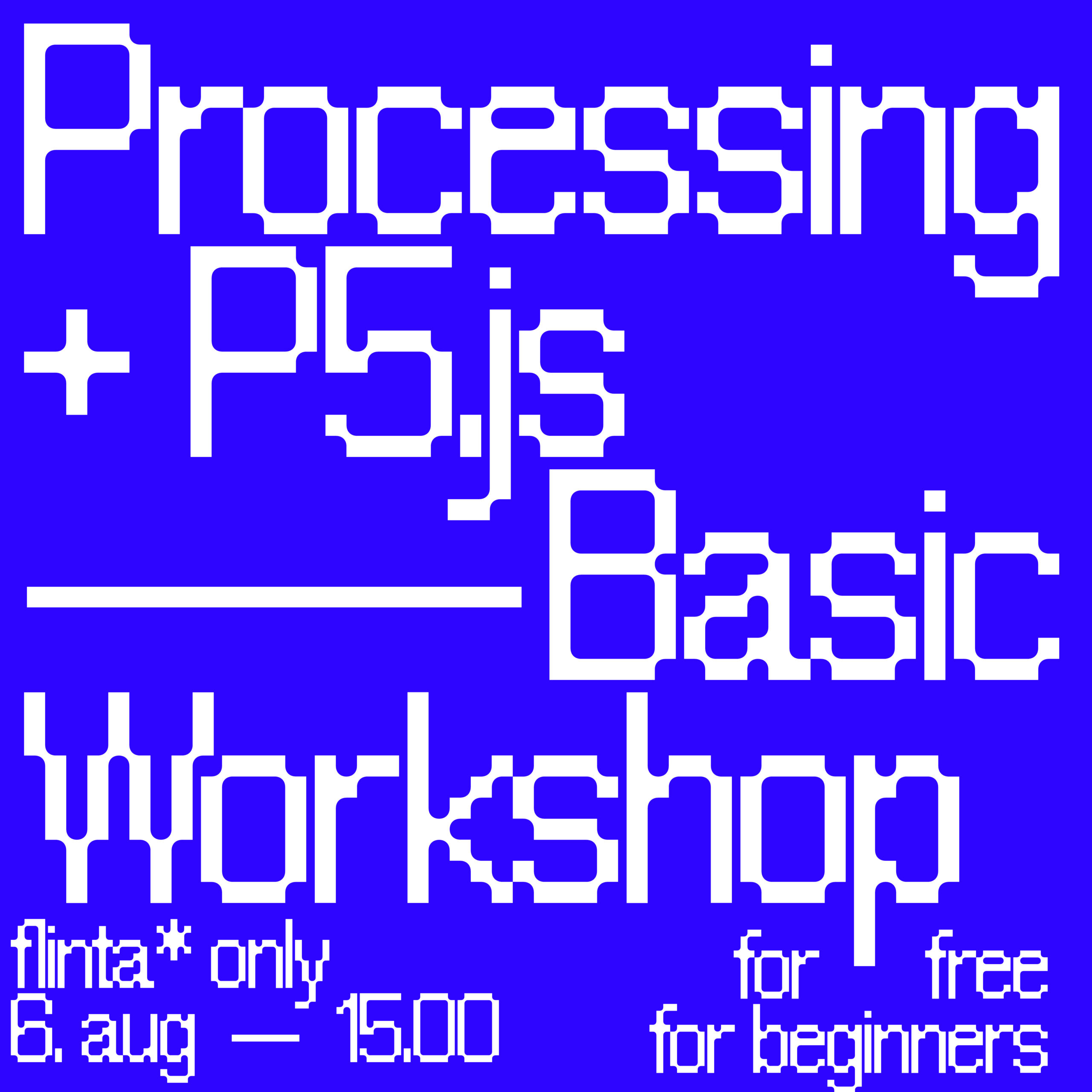 Workshop: Creative Coding Basics